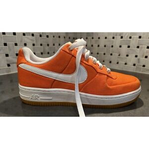Nike Women's Orange Peel Air Force 1 Low Canvas 2008 Size 6.5 318636-811